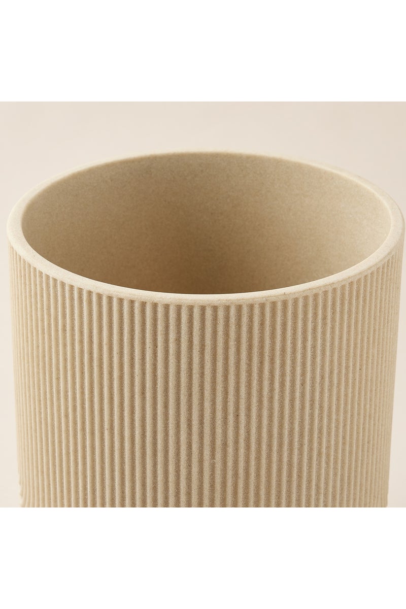 LIFESTYLE Swirl Textured Polyresin Waste Bin - Image 3